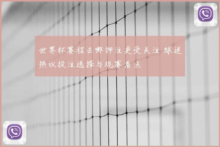 世界杯赛程去哪押注更受关注 球迷热议投注选择与观赛看点